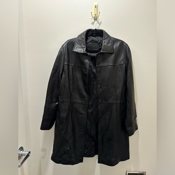 LAMB LEATHER COAT - Picture 3 of 5